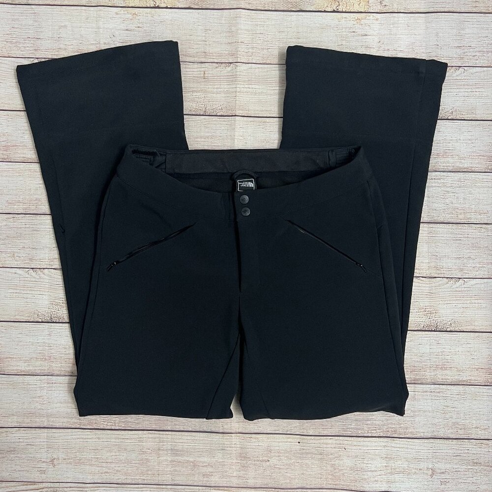 The North Face Black Ski Snowboard Pants Waterproof Shell Women's Medium Winter